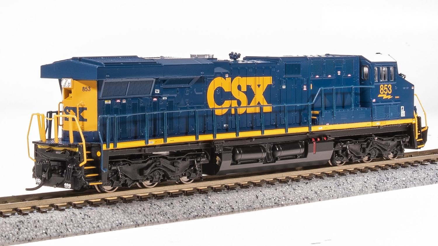 Broadway Limited 8635 GE ES44AC, CSX 853, YN3 Paint, No-Sound/DCC-Ready, N Scale