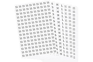 Hifunwu Clothing Size Stickers for Retail (S-XXXL)