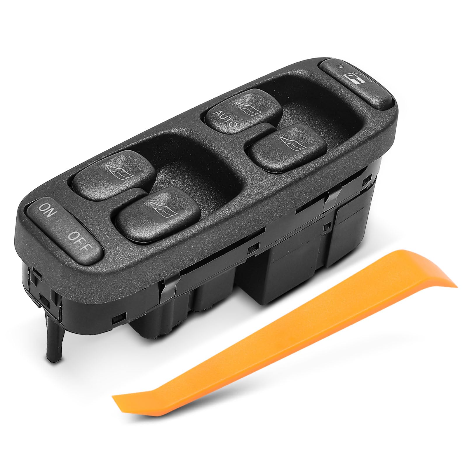 Frankberg Interrupteur de lève-vitre avant gauche 9472276 | Compatible avec: V70 I 875 880, S70 874, V70 I 875 878, V70 I 875 881, V70 I 875 876, XC70 Cross Country 295, S70 P80