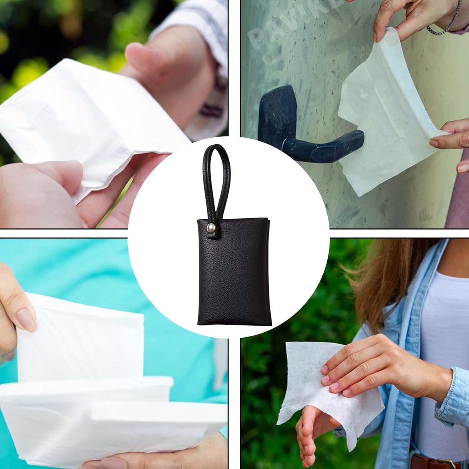 Tissue Travel Case Portable Paper Towel Storage Tool Travel Accessories image 5