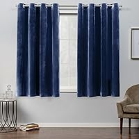 Vista 17 de Cortinas exclusivas para el hogar, de terciopelo, pesadas, para ventanas, paneles pares