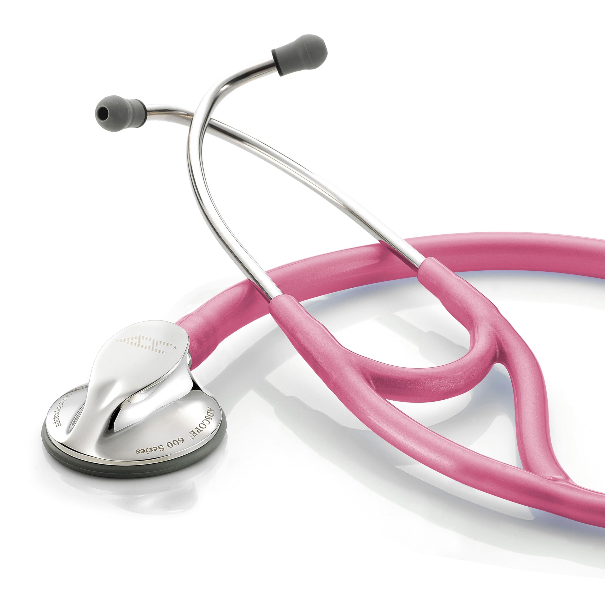 ADC Adscope 600, Stetoscopio cardiologico serie Platinum, Lampone metallizzato