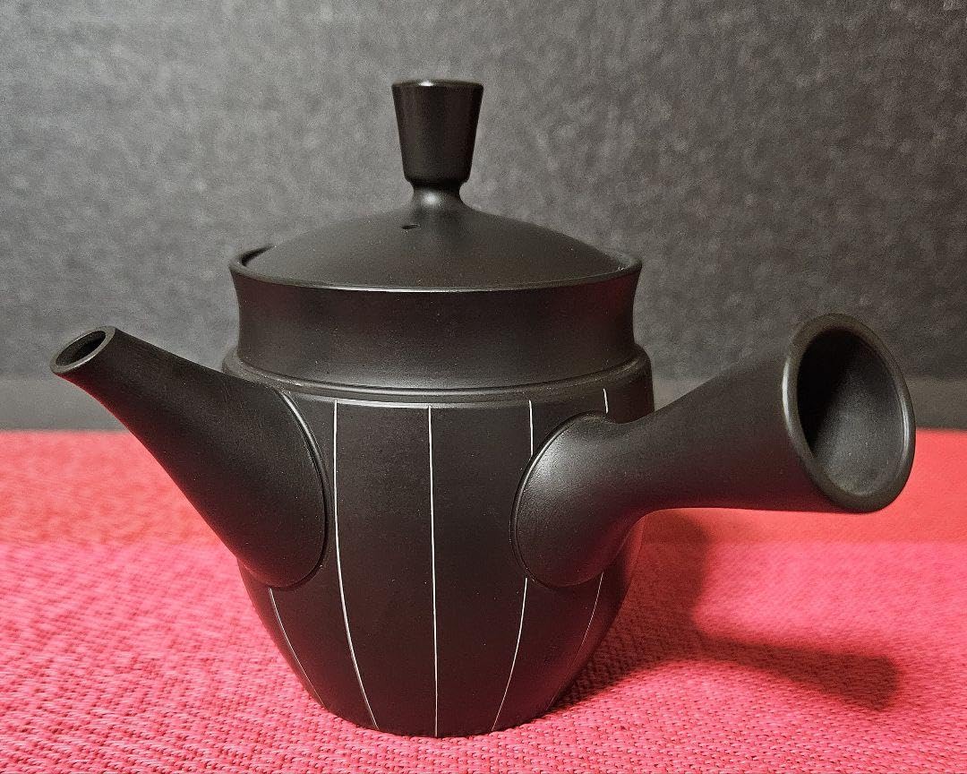 常滑焼　名工　柴田好明　作　黒泥茶注　急須　煎茶急須　常滑茶注　茶道具　茶器 Amazon | 常滑焼 名工 柴田好明 作 黒泥茶注 急須 煎茶急須 常滑茶注