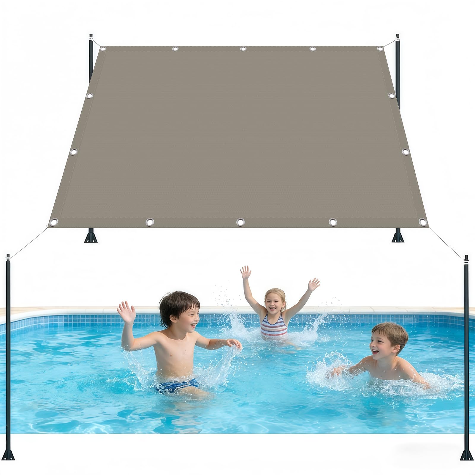 Toile ombrage anti UV imperméable 450x550 grand format