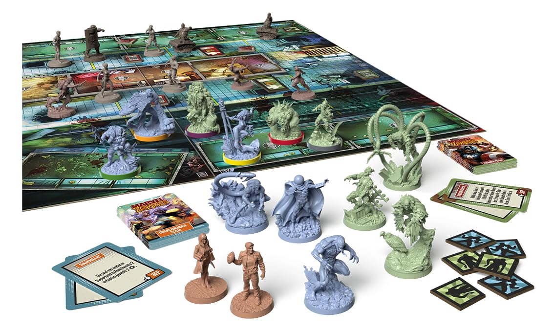 CMON, Marvel Zombies: Clash of the Sinister Six – EIN Zombicide Spiel, Erweiterung, Kennerspiel, Dungeon Crawler, 1-6 Spieler, Ab 14+ Jahren, 60 Minuten, Deutsch