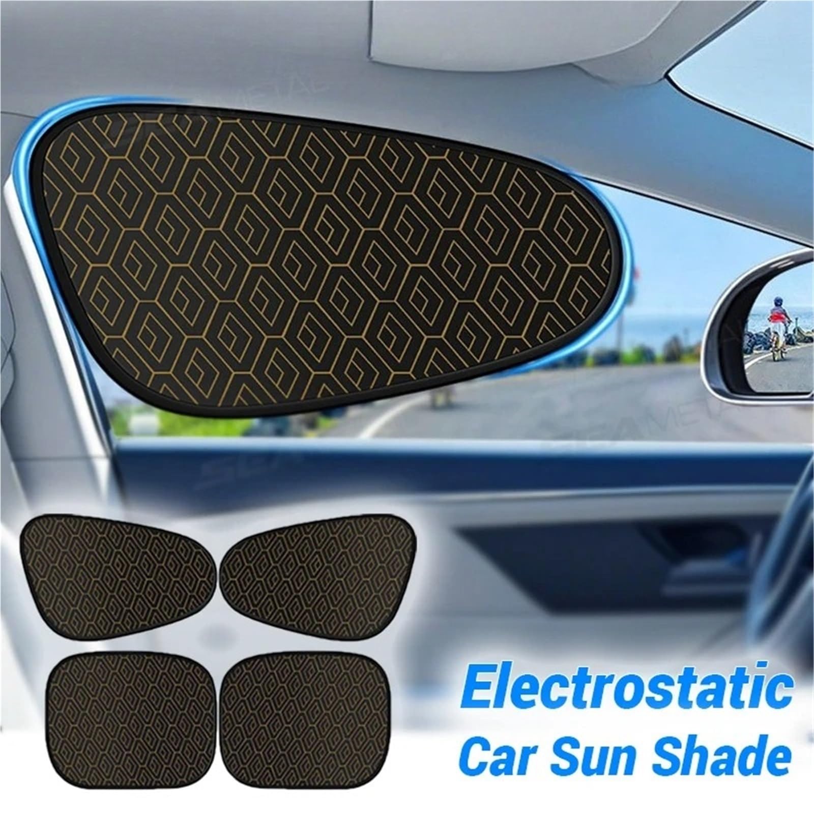 Side Window Sunshades Auto-Sonnenschutzabdeckung Sonnenblende Auto Netz | Auto-Universal-Seitenfenster-Sonnenschutz, Abweisendes Moskitonetz