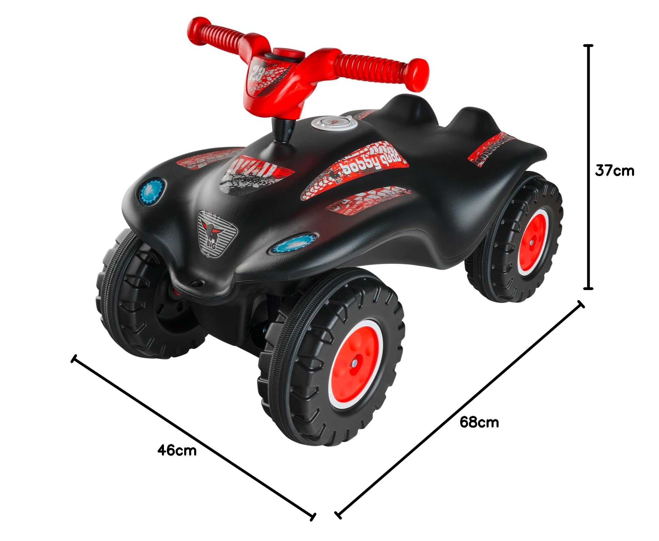 BIG Spielwarenfabrik 56413 Big Bobby Quad Racing Rosso