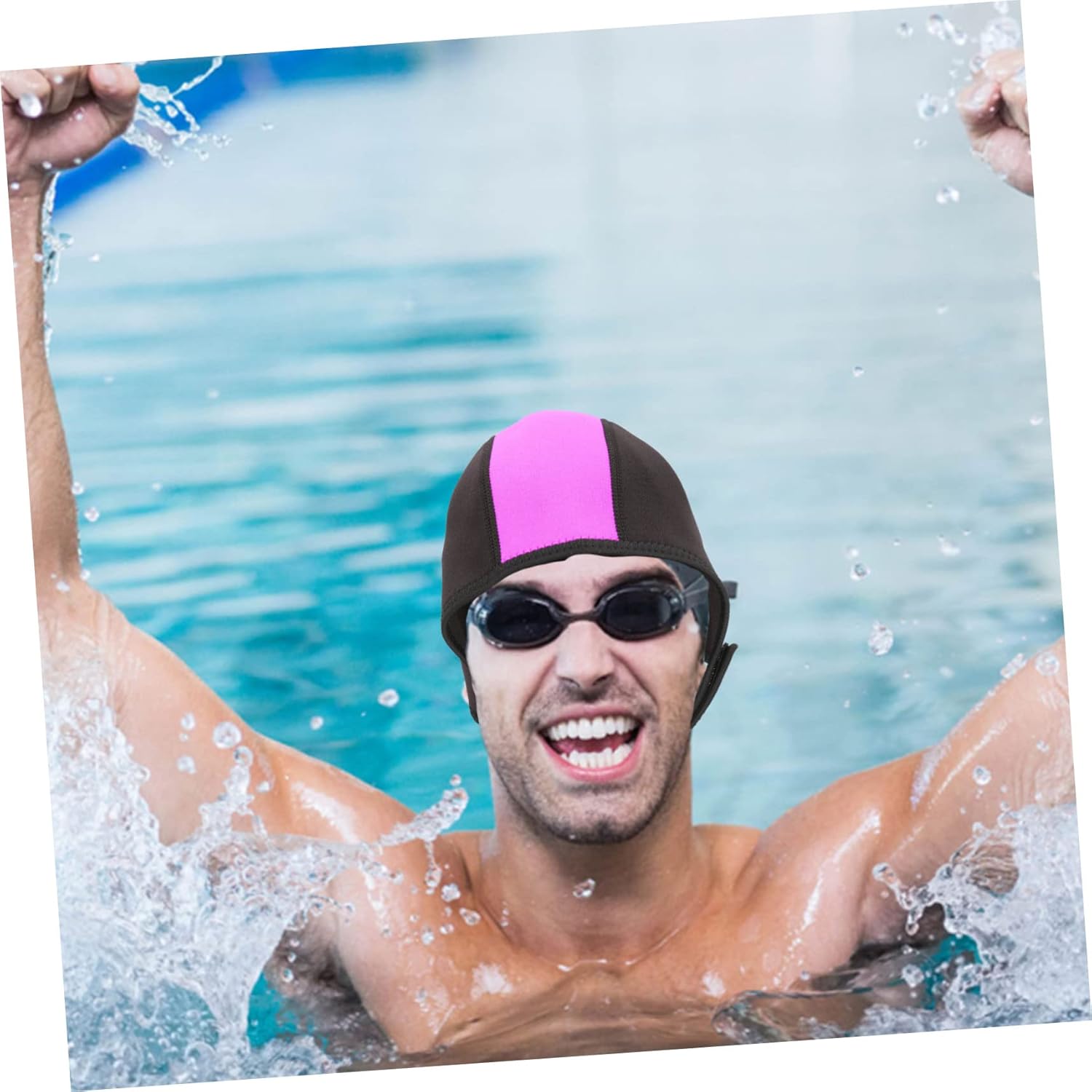 2pcs Diving Hood Skull Winter Rubber