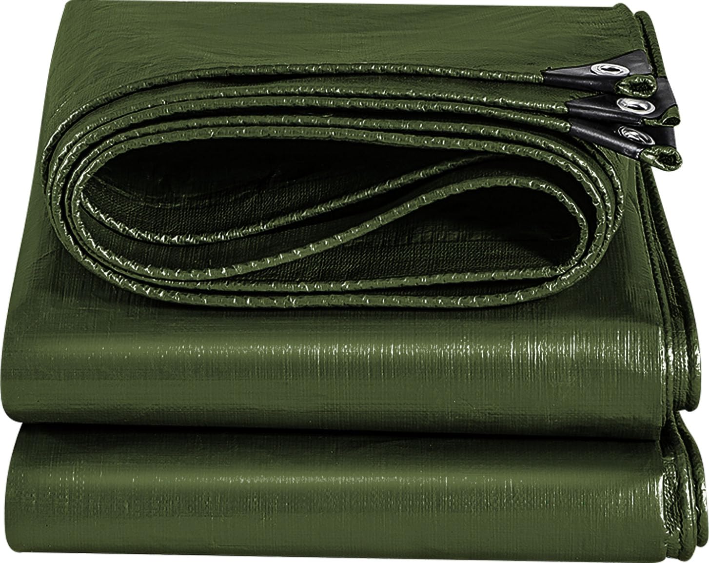 160 GSM Tarpaulin Waterproof Heavy Duty Tarp Sheet Cover, Groundsheet - Waterproof, Weatherproof, Frost-Resistant, UV Protection, Universal, Multipurpose, Reinforced Eyelets