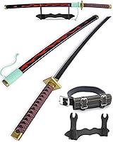 Vista 32 de Cold Blade Toy Sword - 41 inches Toy Katana Replica with Holster Belt and Display Stand - Sword with Authentic Design Shusui