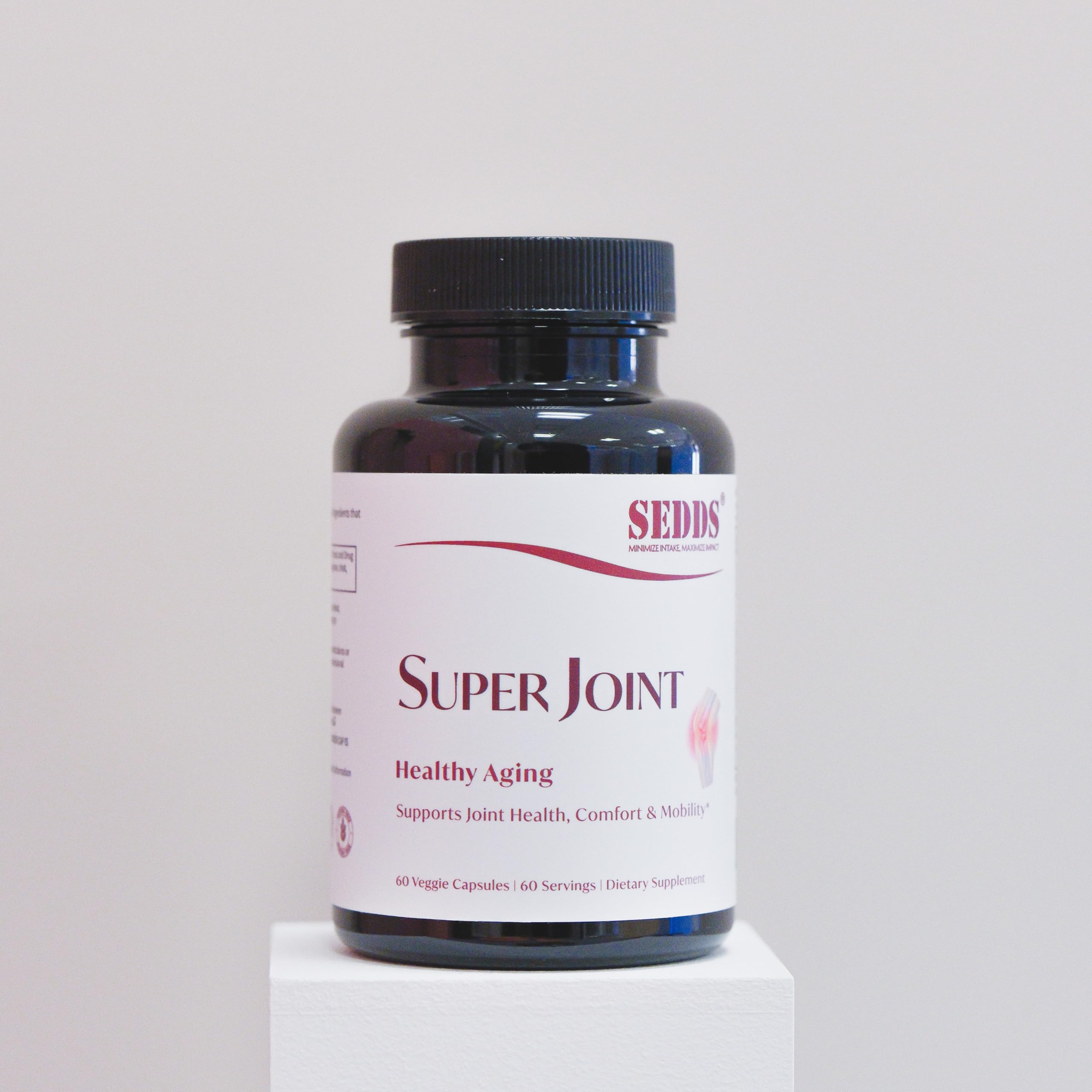 SEDDS® Super Joint Supplement with Glucosamine, Turmeric Curcumin, Boswellia & Collagen | Advanced Absorption Relief | MSM for Mobility Support & Joint Health | 60 Capsules | Non-GMO, Made in USA