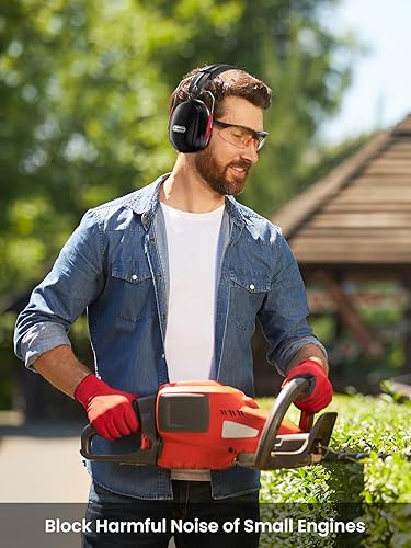 Miniatura 8 de Dr.meter Orejeras con cancelación de ruido SNR27.4 Auriculares con cancelación de ruido para autismo con diadema ajustable, orejeras de protección