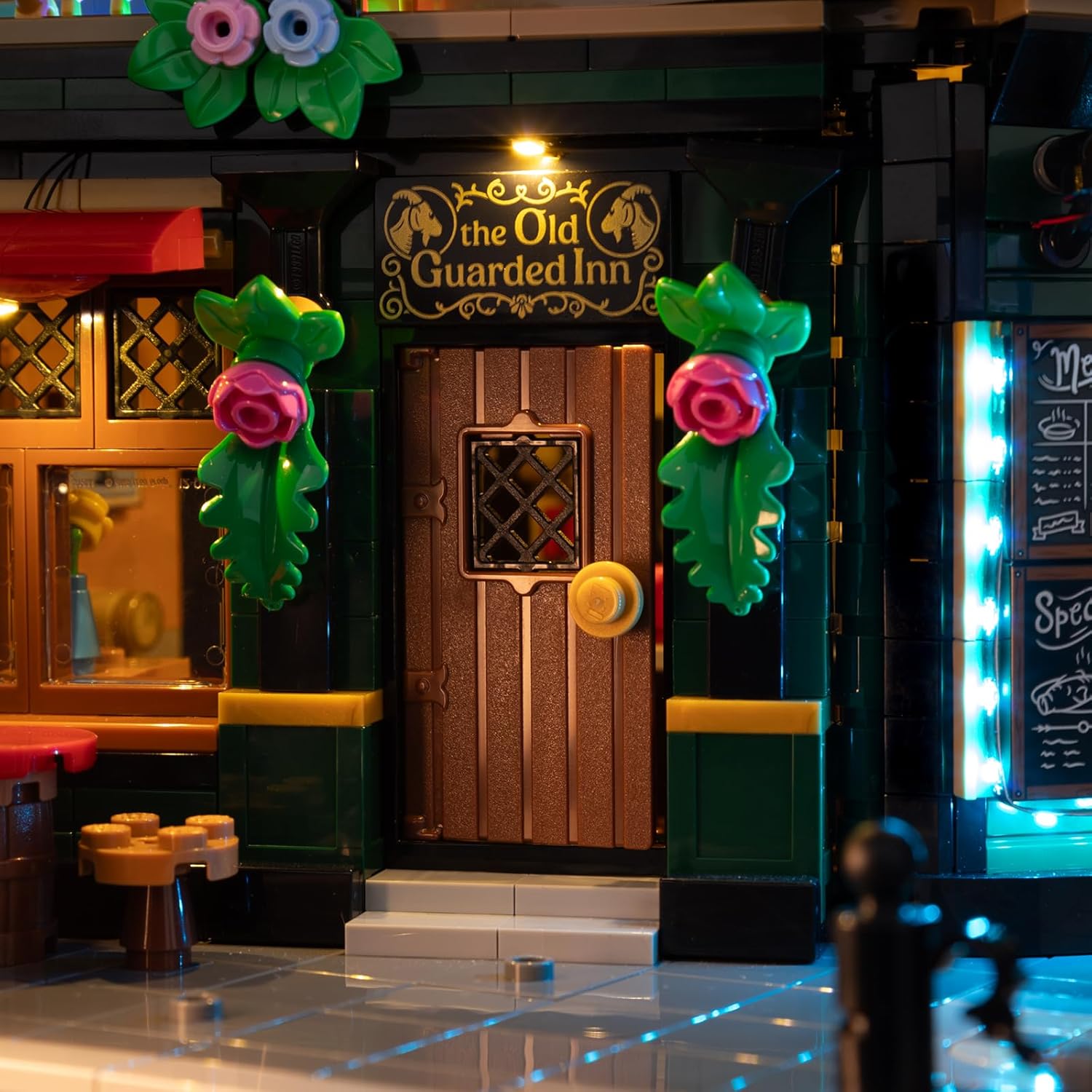 BrickSoul LED Light Up Kit Compatible with Lego Tudor Corner 10350 Building Set, Upgrade Design Lighting Accessories for Lego Fans, Not Included 10350 Model