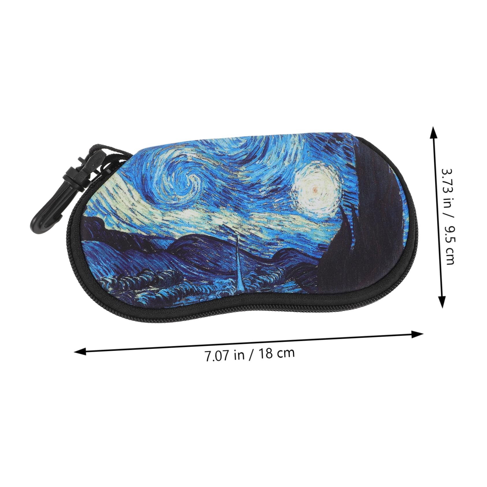 BESPORTBLE Sunglasses Organizer Estuche Gafas De Sol Titular De Gafas Bolsa Viajar Portátil Organizador De Viaje Para Gafas De Sol Estuche De Anteojos De Cuero Neopreno