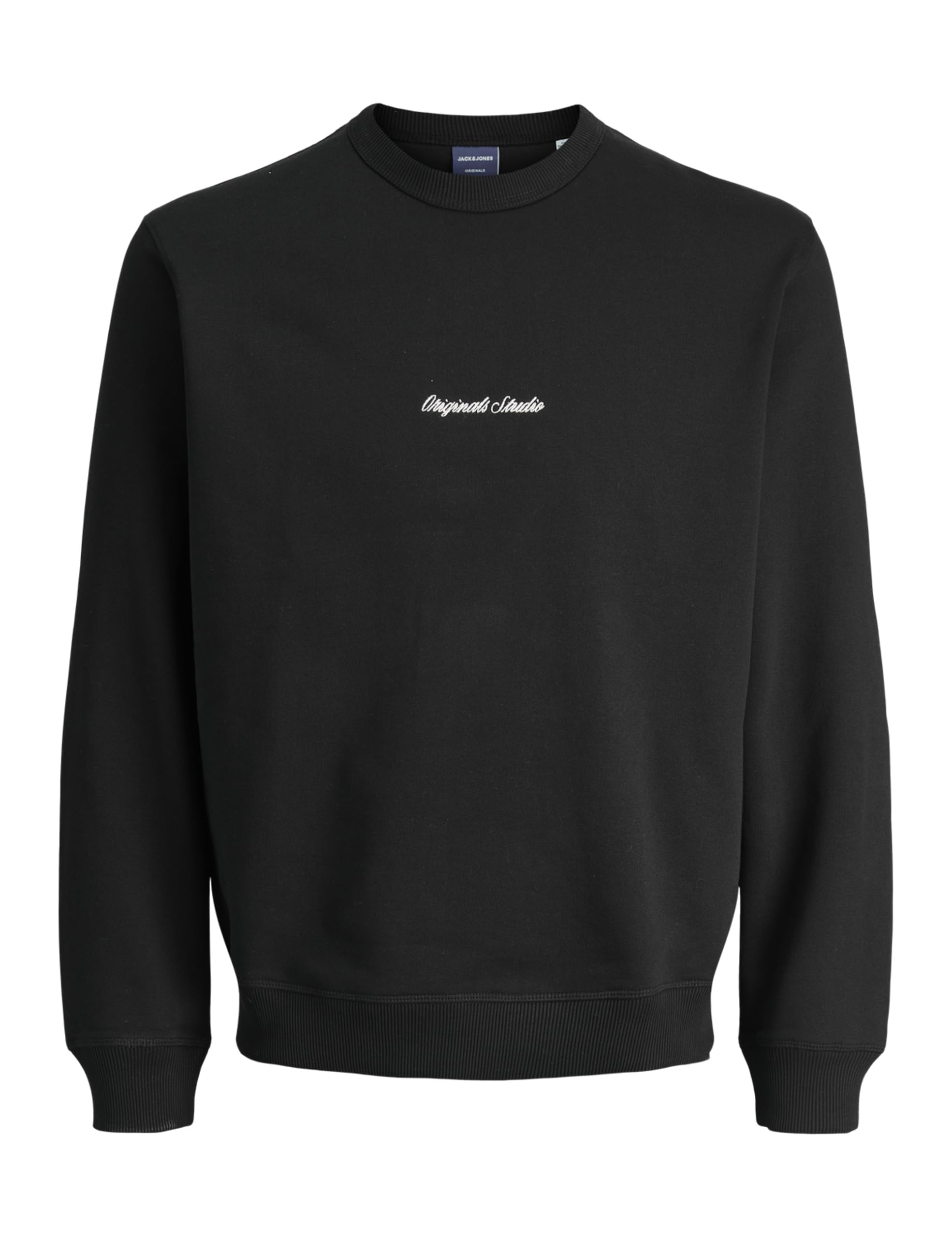JACK & JONES Junior Jornorrebro Emb Sweat Crew Noos Jnr, black, 164