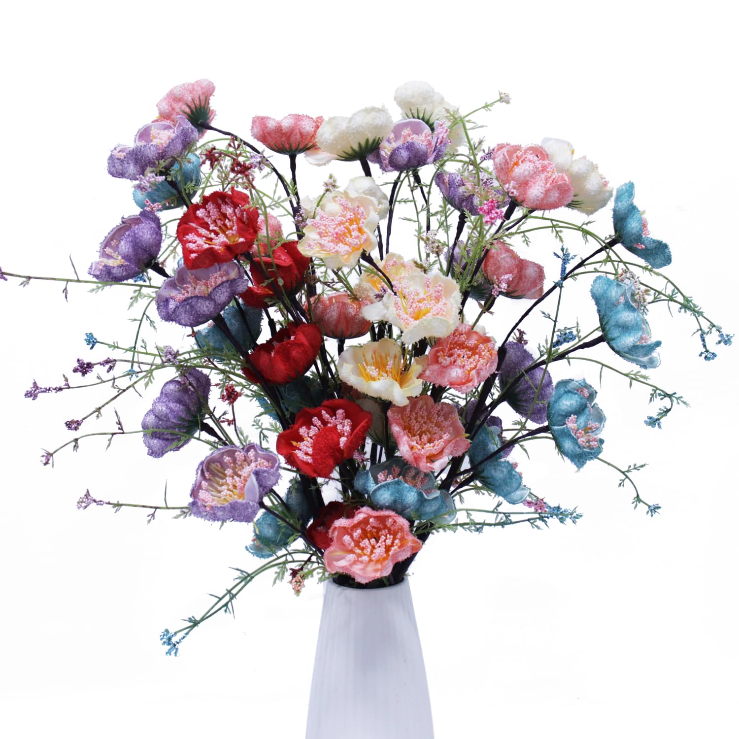Amazon.com: TooGet Fake Flowers Azalea Plastic Flowers for