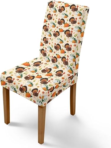 Miniatura 38 de Rnyleeg Fall Autumn Seat Covers for Dining Chairs Set of 4 Sunflower Themed Stretch Dining Chair Covers Soft Comfy Chair Slipcovers for Cocktail