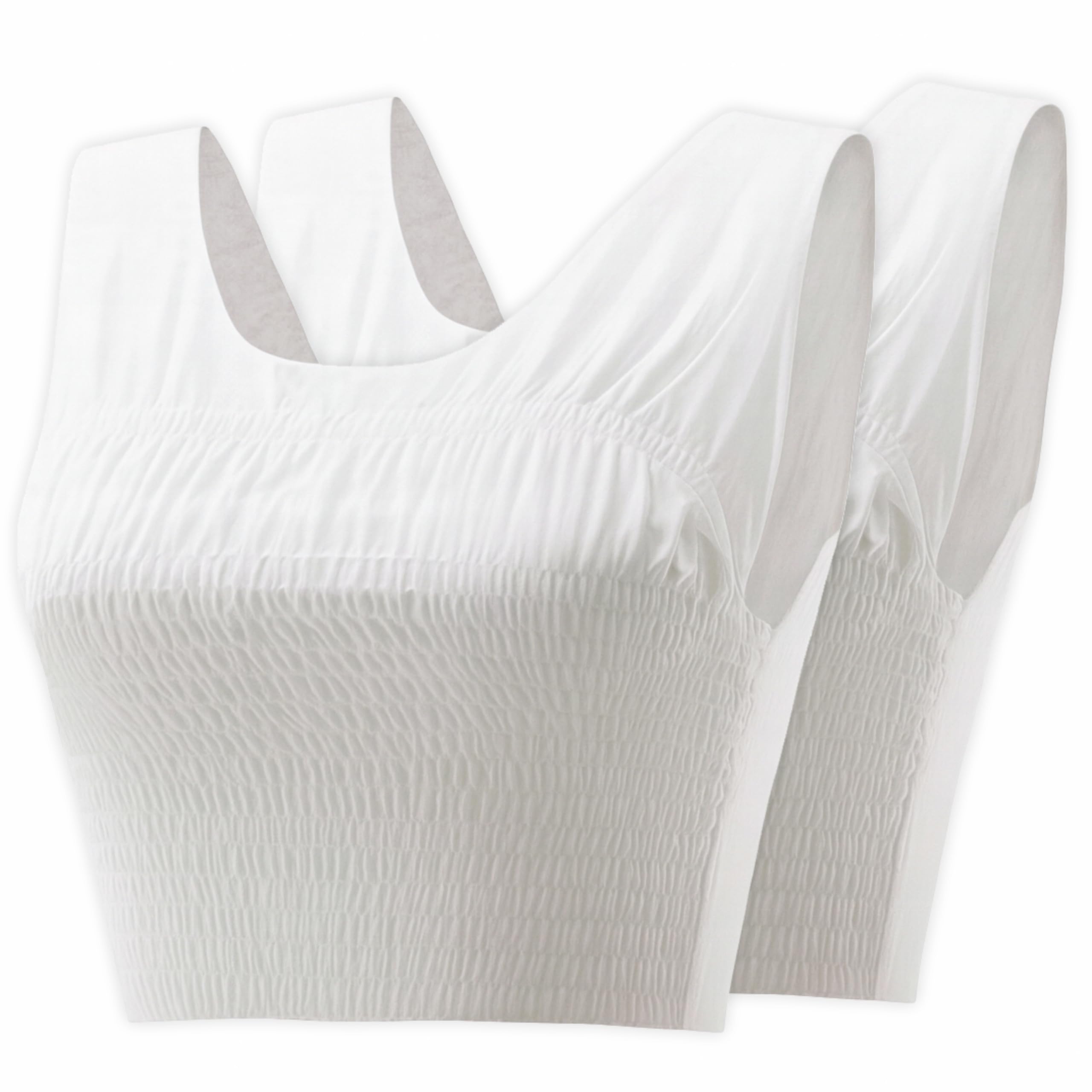 Disposable Wearable Feeding Bra - White (Pack of 2) | Super Absorbent & Breathable | Pressure-Free, Elastic Fit for Nursing Mothers-image-49