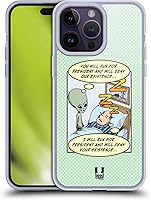 Vista 11 de Head Case Designs Cow Lift All About Aliens - Funda de gel [protección de grado militar] compatible con Apple iPhone 14 Pro Max y compatible