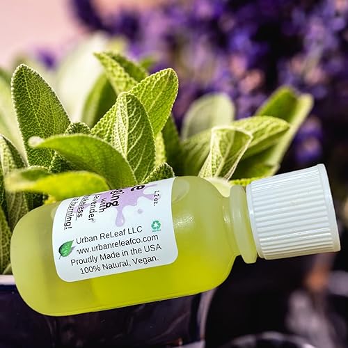 Miniatura 5 de Urban ReLeaf Aceite de salvia para manchas de 1.2 onzas con lavanda. Energía limpiadora, protección clara de la unción bendecida. Alternativa sin