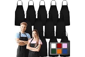 GREEN LIFESTYLE 12-Pack Black Polyester Aprons
