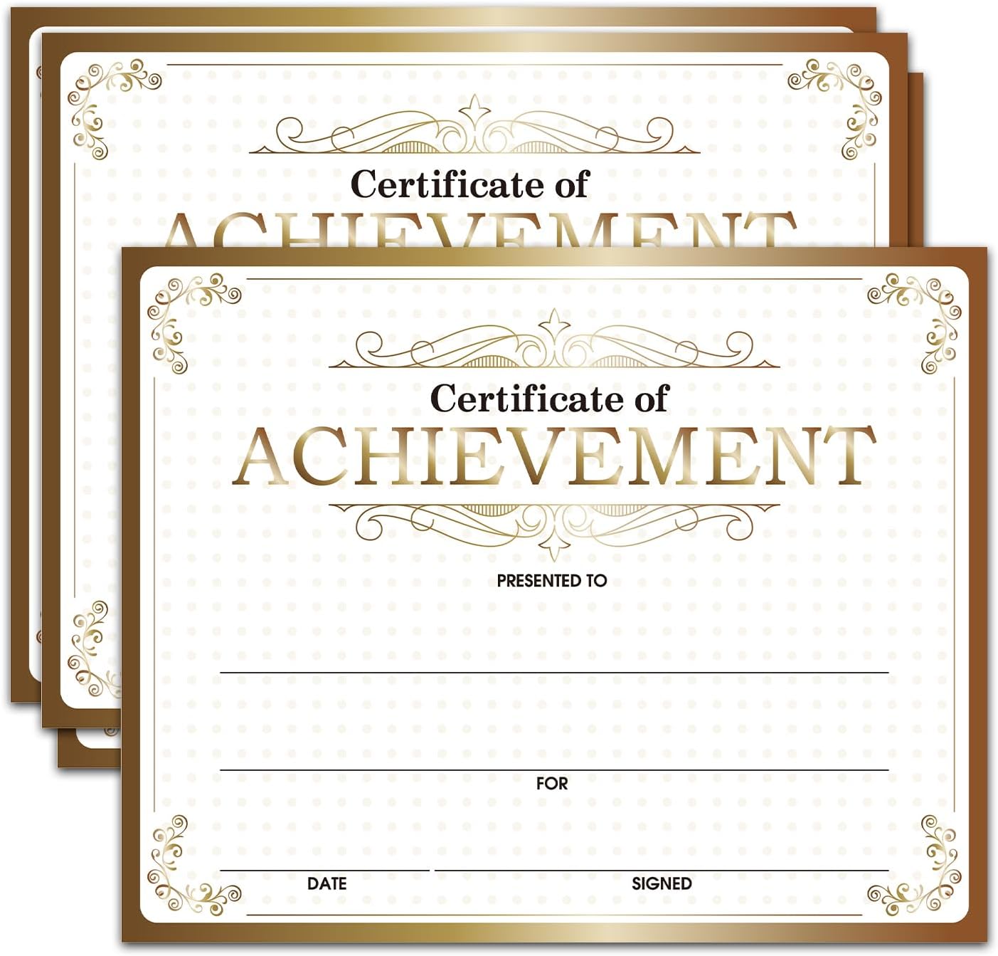 25 Award Certificates for Educational and Learning Activities, School Graduation Ceremony Certificates of Completion, Student Certificate of Achievement and Recognition, Teen, Children Boys Girls -01