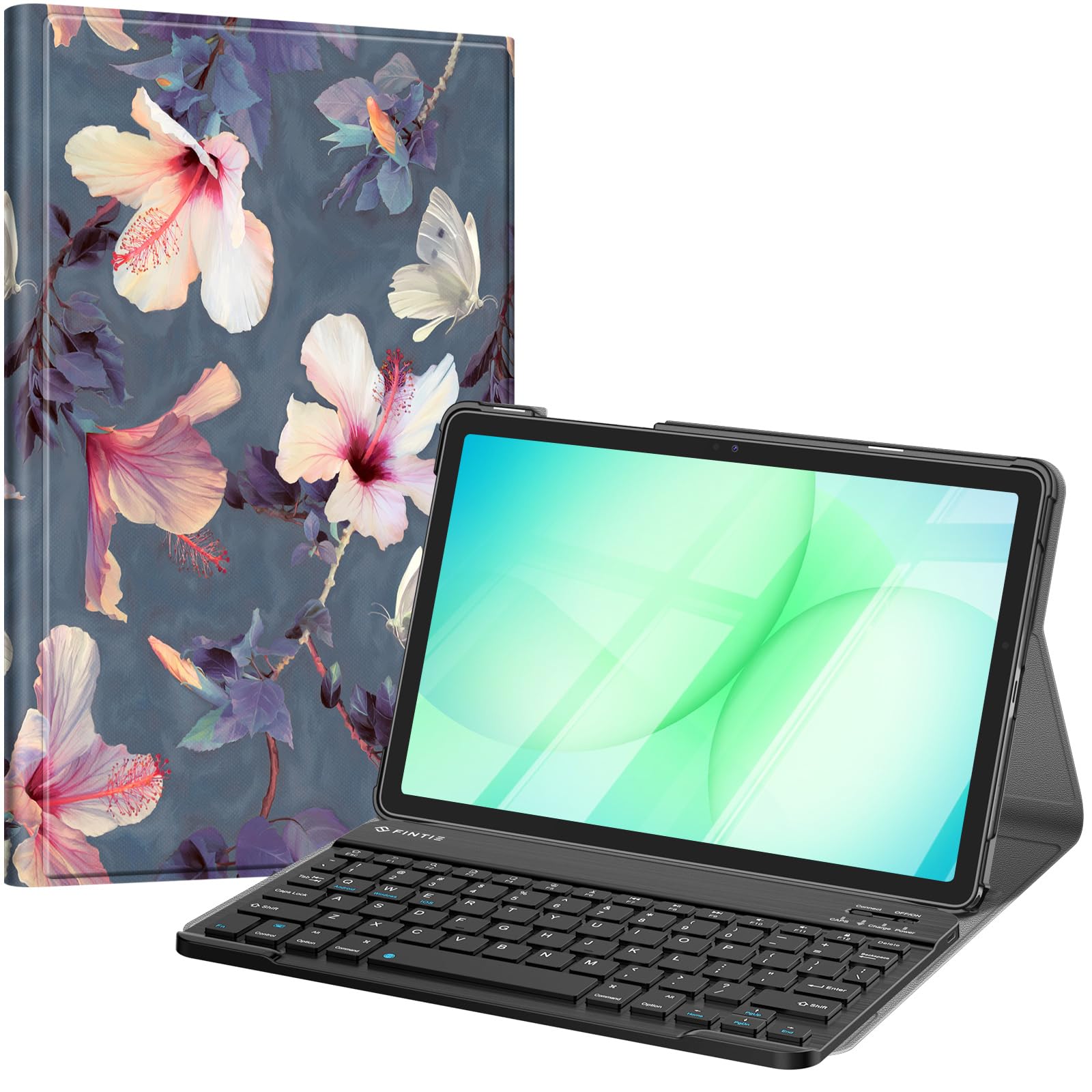 Fintie Funda con teclado para Samsung Galaxy Tab A11 Plus/A9 Plus de 11 pulgadas, color negro | 3 ángulos de visión, teclado Bluetooth desmontable, batería recargable, doble protección, uso de viaje y estudio de trabajo