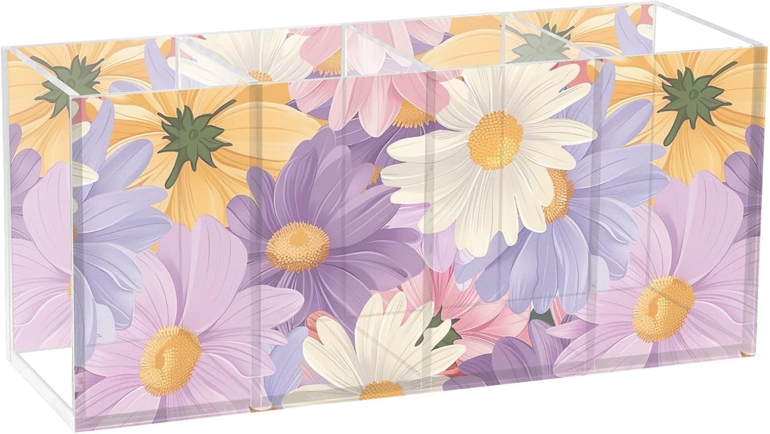 Joisal Retro Daisy Pastel Desk Pen Holder