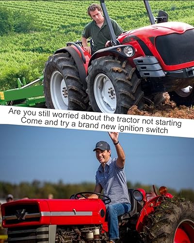 Miniatura 3 de Interruptor de llave de encendido apto para tractor New Holland T45A TT50A TT60A TT75A WORKMASTER 45 WORKMASTER 50 WORKMASTER 55, interruptor de