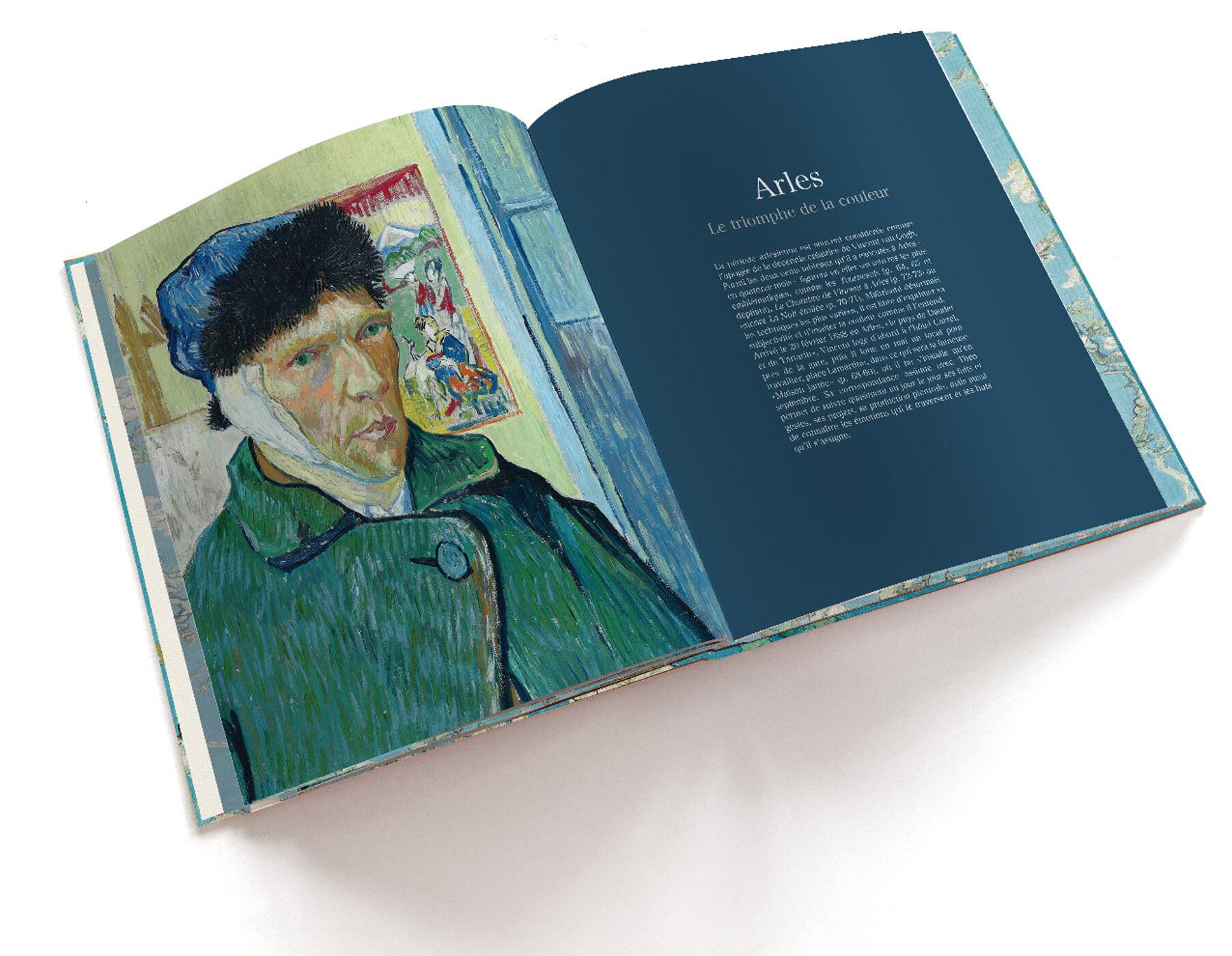 Van Gogh: Meisterwerke - Kunst groß im Bild - Seine Hauptwerke in einer attraktiven Leinenausgabe mit Motiv-Farbschnitt und sechs opulenten Ausklapptafeln (Meisterwerke im Großformat, Band 1)