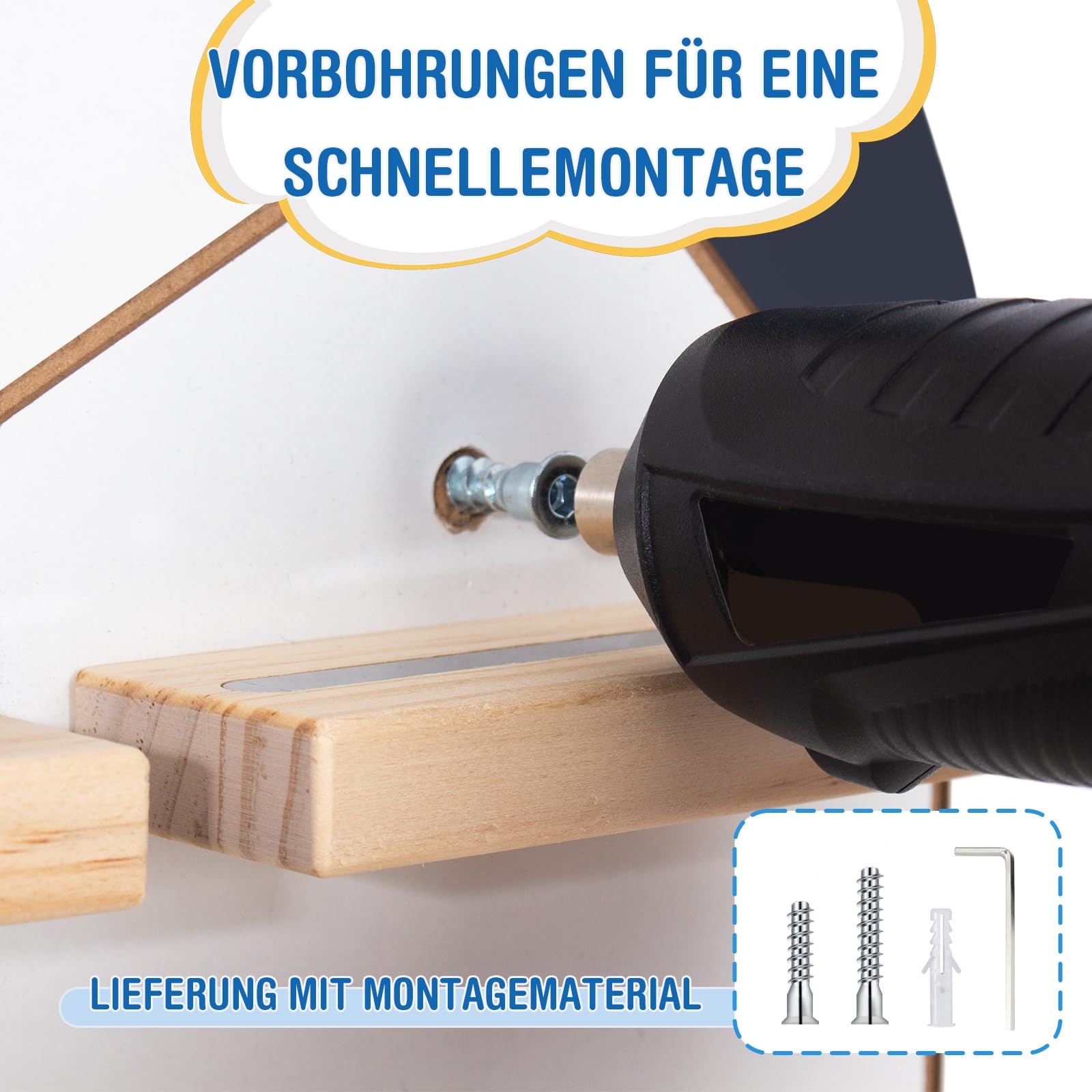 Todeco Tonie-Regal für Toniebox Hörfiguren, Magnetische Aufbewahrung für 20-25 Tonie, Wandregal Kinderregal für Mädchen & Jungen, Fußball
