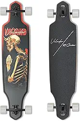 VOLADOR Urban Freeride Pro Longboard Cruiser 101,6 cm | Deck de madeira de bordo canadense e caminhão Kingpin reverso forjado | Configuração completa para viagens urbanas