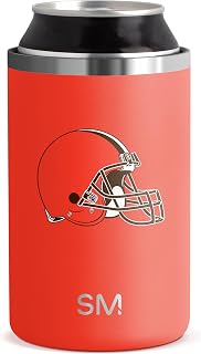 Simple Modern Officially Licensed NFL Cleveland Browns Gifts for Men, Women, Dads, Fathers Day | Insulated Ranger Can Cooler for Standard 12oz Cans - Beer, Seltzer, and Soda