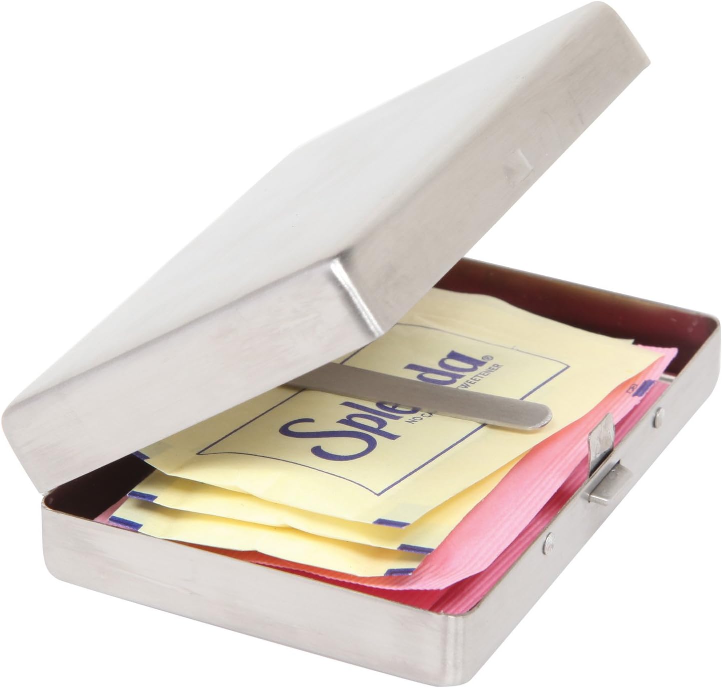 Sweetener Carrying Stainless Steel Locking Box by Bandwagon
