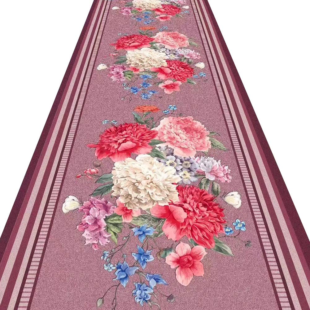 Alfombras de pasillo largo antidesgaste moqueta de entrada personalizable