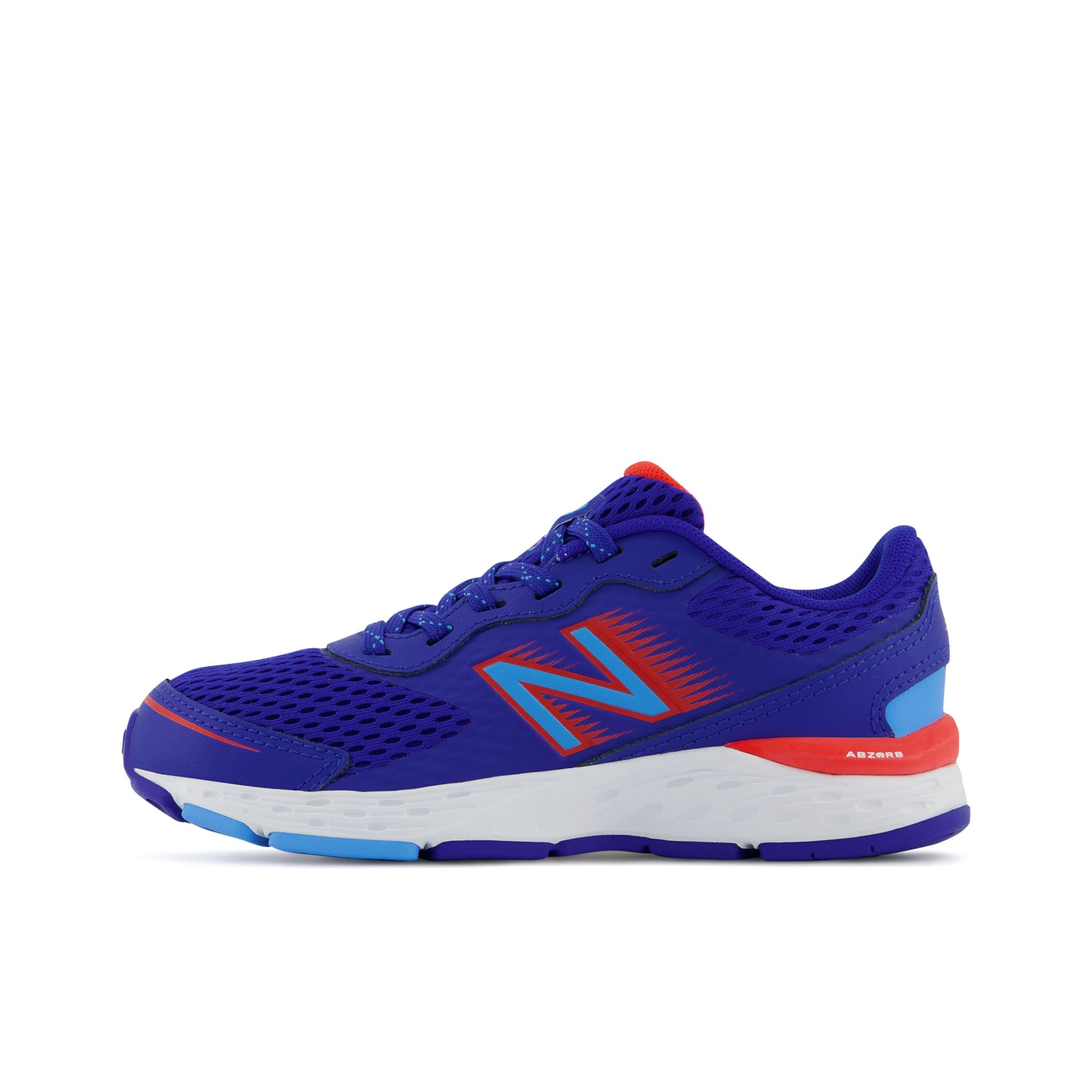 New Balance Kids' 680 V6 Lace-up Running Shoe — view 9