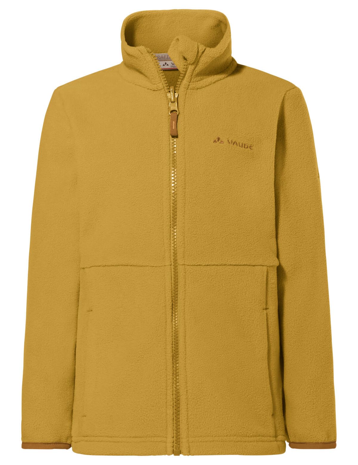 VAUDE Pulex II Fleecejacke Kinder mit Stehkragen, Savanna, Gr. 98