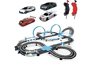 AGM MASTECH Slot Cars Set - High-Speed Racing Thrills!