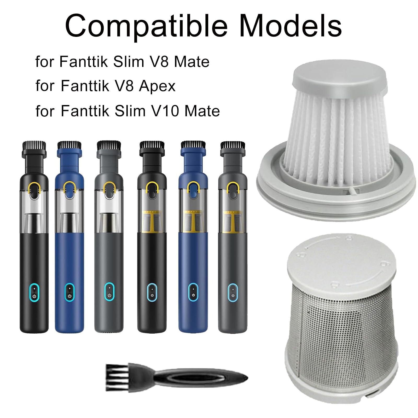 2 Pack Replaceable HEPA Filters for A27 Cordless Vacuum