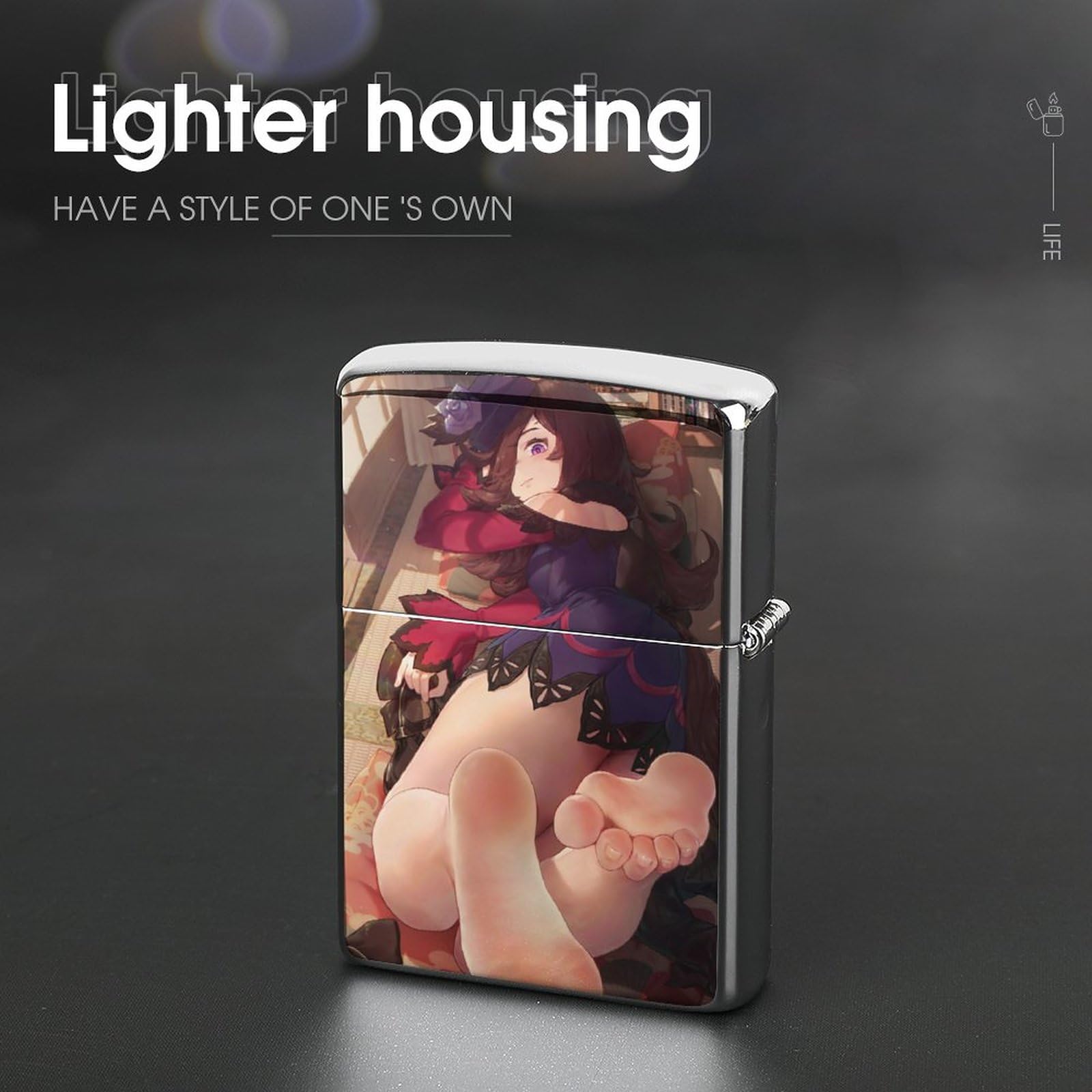 Amazon.co.jp: ライターケース ZIPPOライターケース ウマ娘 ライス