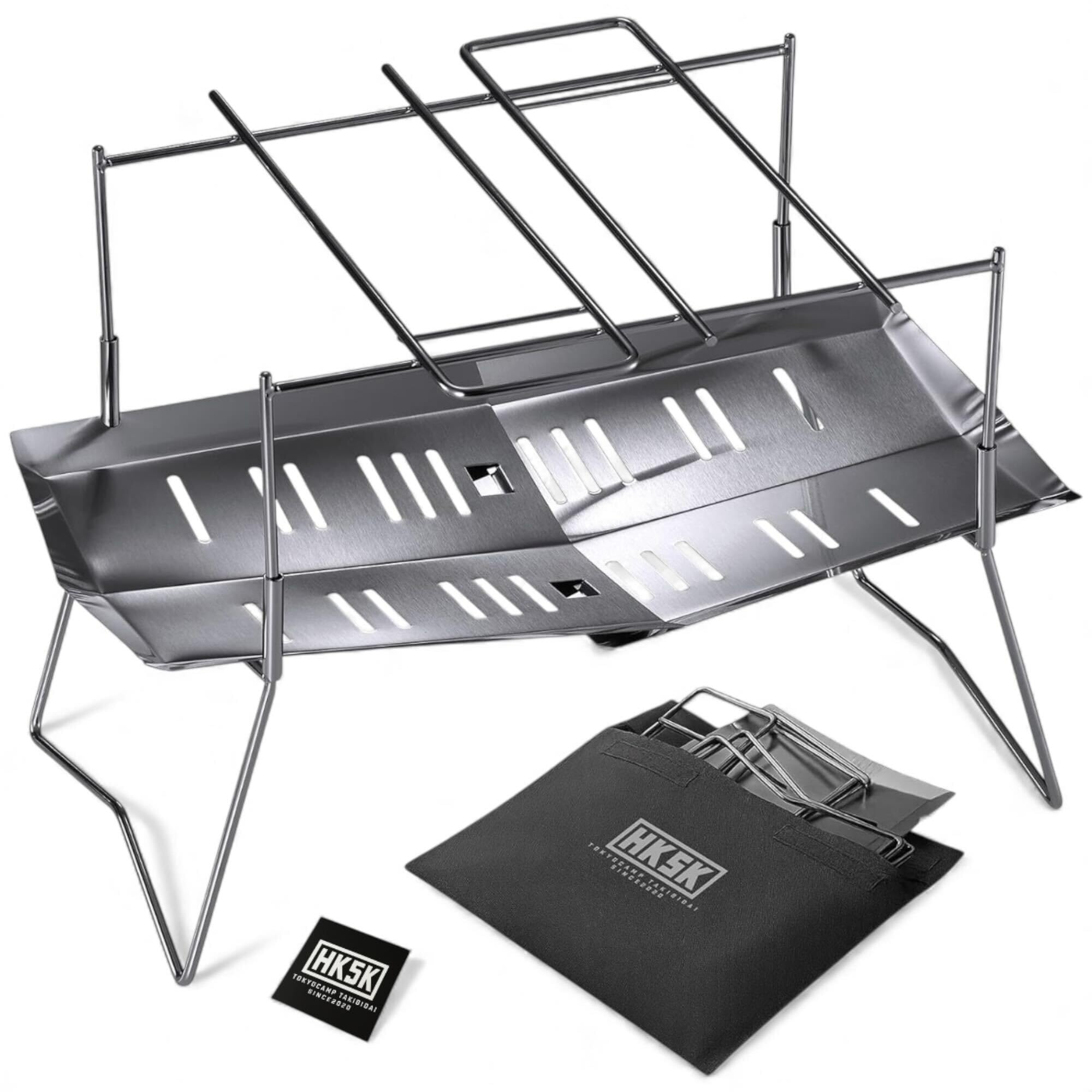 Amazon | Tokyo Camp 焚き火台 HAKOSUKA 折りたたみ式 A4収納