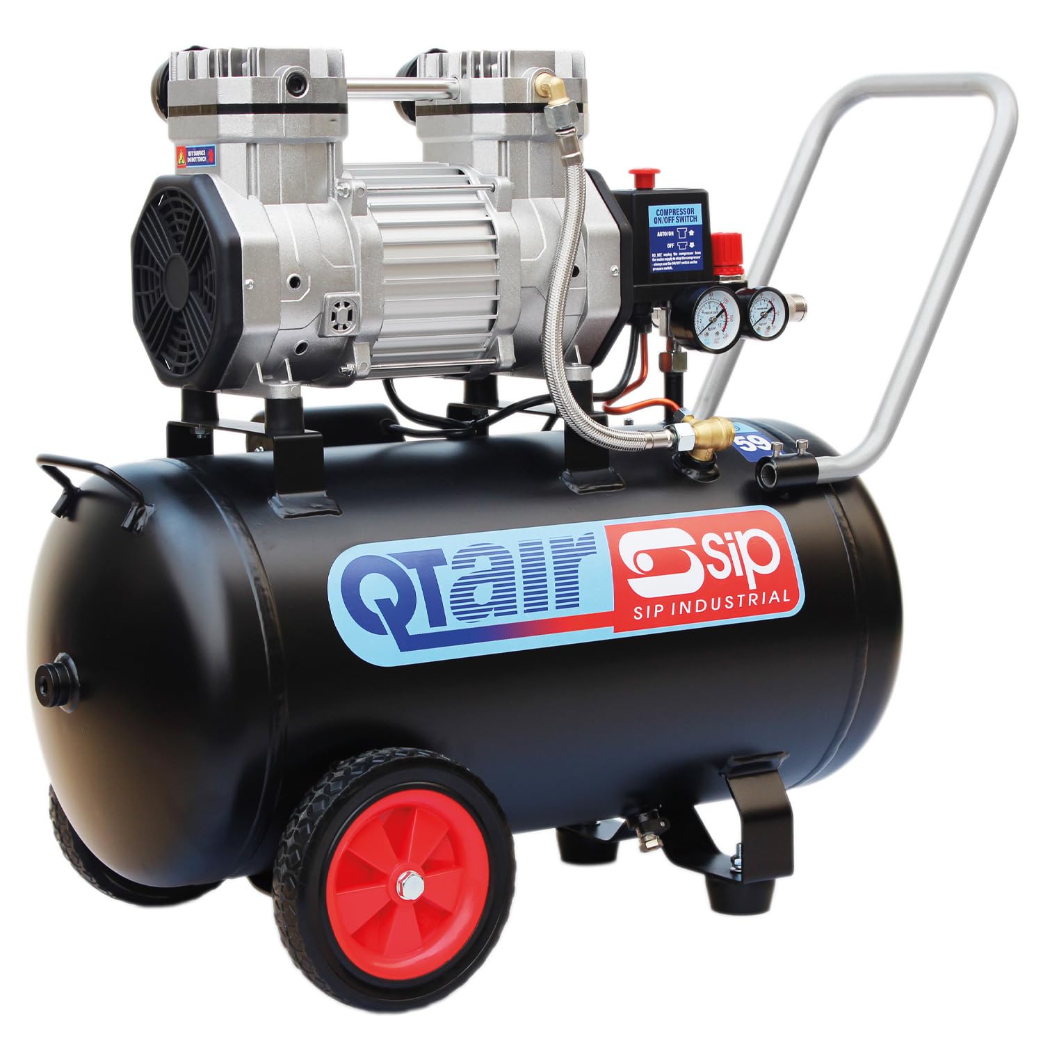 Sip Qt Air Dd 1.5Hp Ultra Low Noise Oil Free Direct Drive Compressor 50L