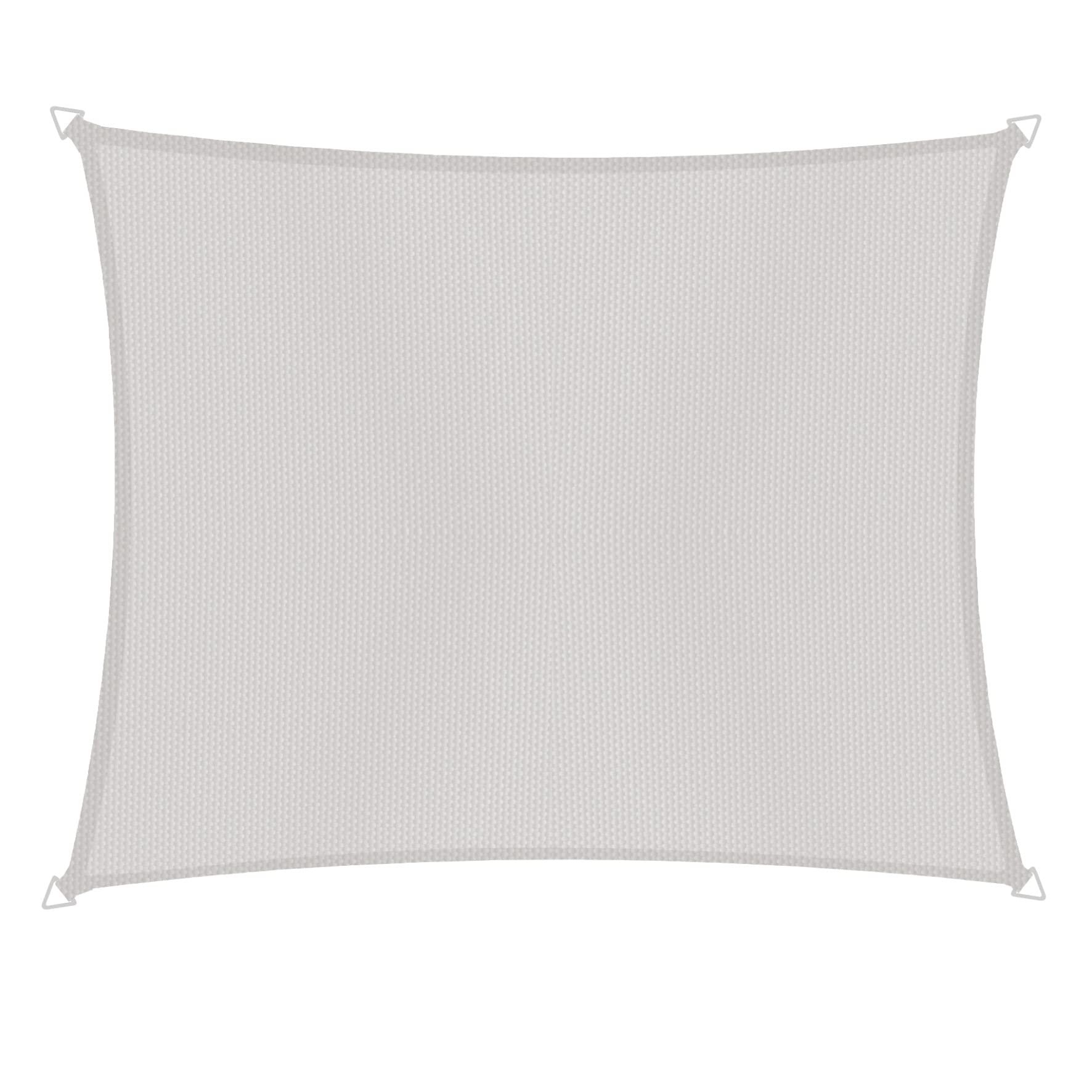 Windhager Sun Sail Cannes | Hellgrau | rechteckig | beschichtetes Polyester-Gewebe | 3 x 4 m, 180 g/m² | Sonnenschutz Terrasse | UV- und witterungsbeständig | Wind- und wasserabweisend