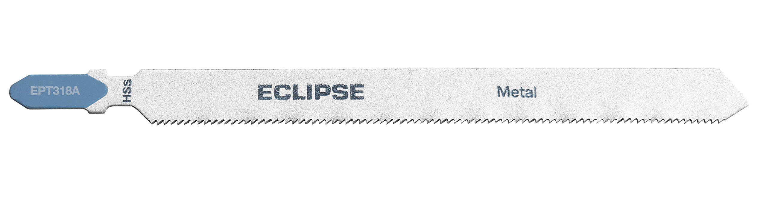 Eclipse Professional Tools EPT318A Pack of 5 21 TPI Fine Cut Jigsaw Blades for Metal, Silver, 132mm - Image 2
