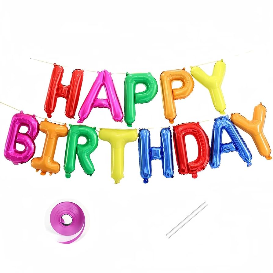 HAPPY BIRTHDAY 誕生日 飾り バルーン 誕生日 飾り付け バルーン 数字 アルミ 風船 40cm センチ 16