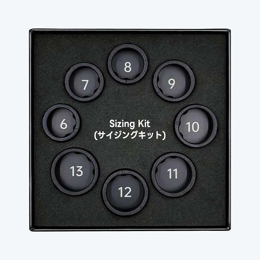 FOSMET RINGX ブラック #10 FOSMET RINGXをレビュー｜指先から睡眠と健康をサポートするハイコスパ