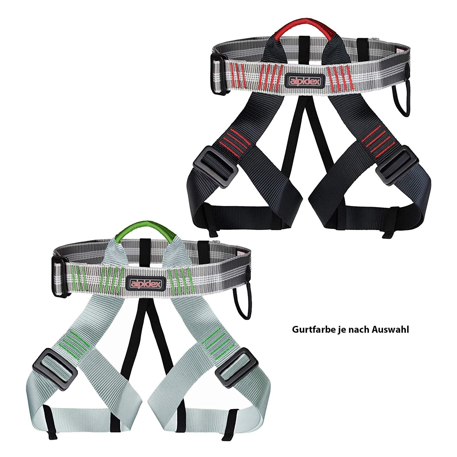 ALPIDEX Casque d'escalade + ALPIDEX Baudrier de Grimper Universel + Stubai Via ferrata Set Basic 3.0