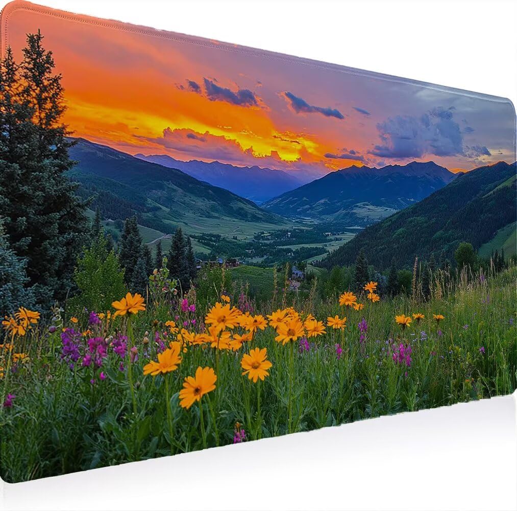 Podkładka pod mysz, podkładka pod mysz XXL 1200 x 600 podkładka pod mysz dla graczy, wodoodporna gumowa podstawa, duża podkładka pod mysz do gier na biurko zszyte krawędzie wodoodporna antypoślizgowa