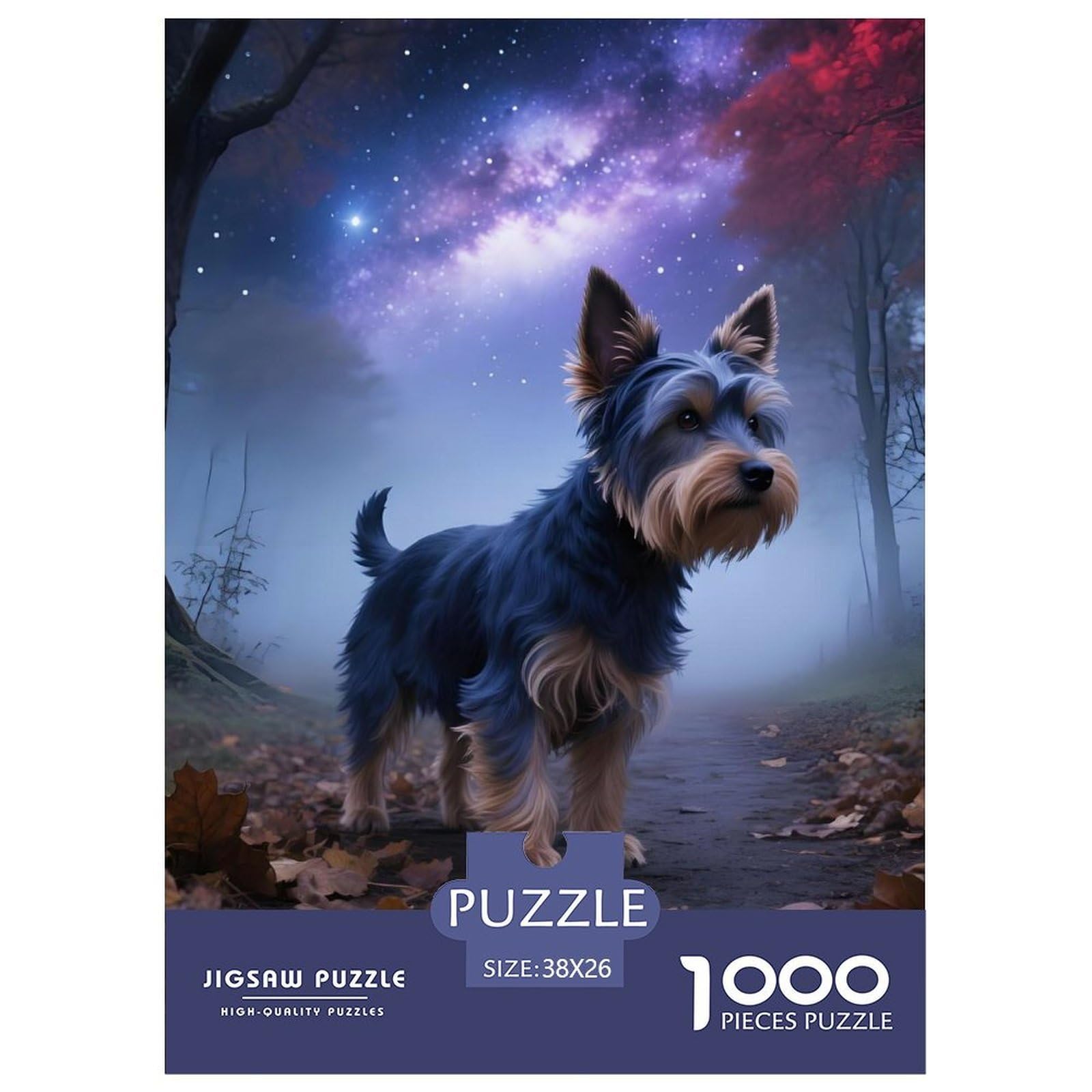 Australian Terrier Dog 1000 Piece Adults Puzzle Kids Age Games Family Games Animal Home Decoration Decompression 38x26cm/1000pcs — image 1