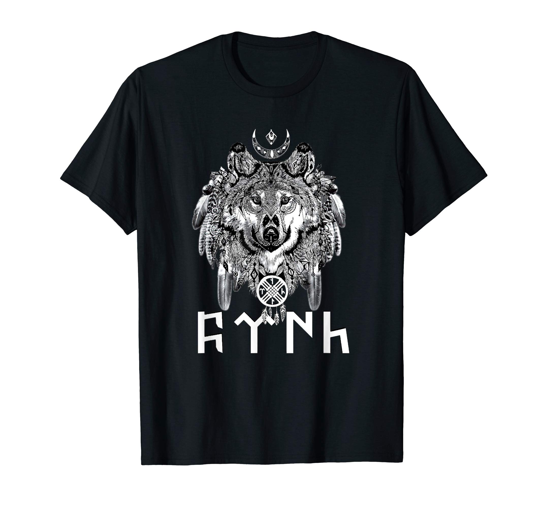 Ataturk TeesWolf Tengri Ancient Inscription Turkish Spiritual T-Shirt